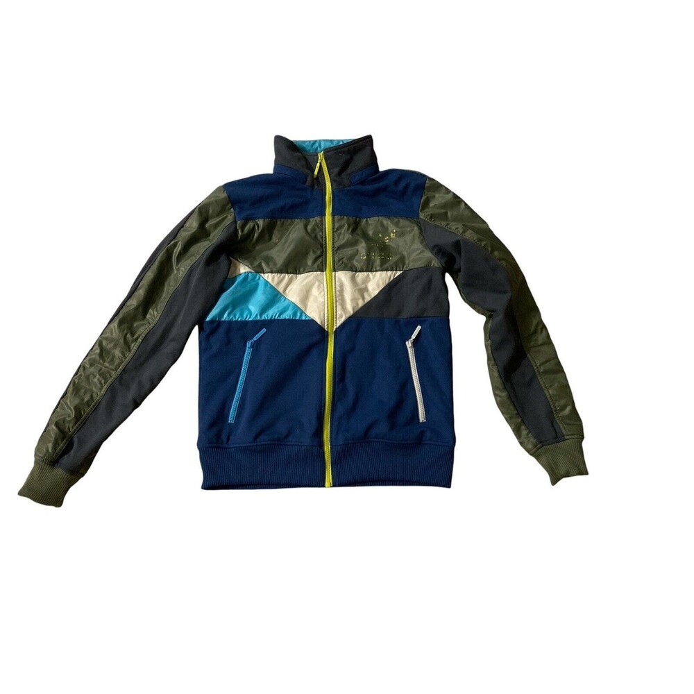 Vintage Adidas Zip Up Jacket Multicolor Large‎ Sleeve Size M